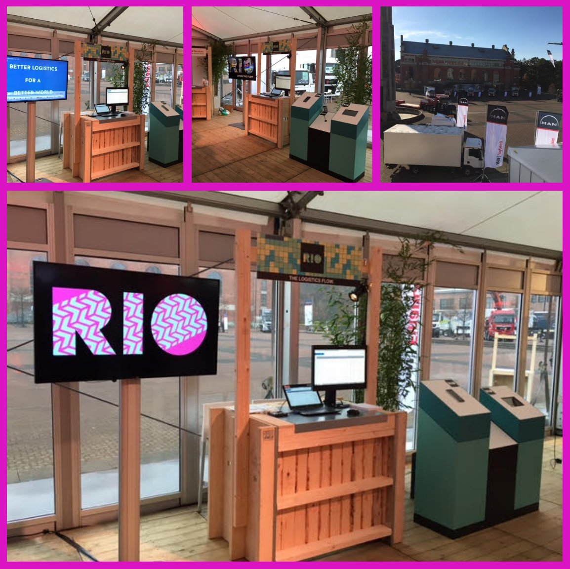 Goededag from Belgium.We had an amazing time talking about the future of #logisitcs #RIOroadshow Stay tuned for our next update from Denmark