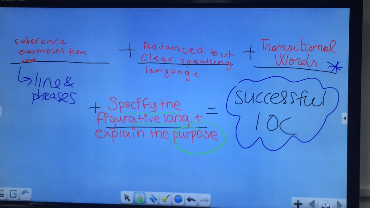 PDAthleisure's tweet image. #Talklessteaching strategy: students create success criteria for assessment &amp;amp; students take notes on board #edchat