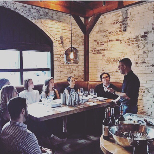 JOEYCareers's tweet photo. Group #Somellier Jason Yamasaki leads a wine seminar for the leadership team at #JOEYEauClaire. π·#JOEYed #wine101 https://t.co/hkmkgMJdbN