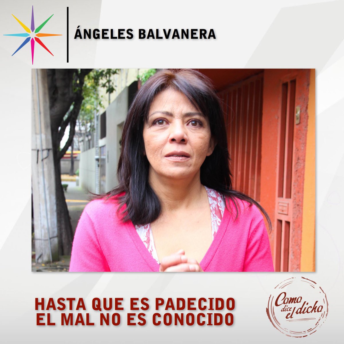 CafeElDicho's tweet photo. “Hasta que es padecido el mal el mal no es conocido” hoy 4:00 PM con #AngelesBalvanera #ComoDiceElDicho https://t.co/DKvT5dg5Yy