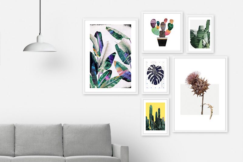 {Idée Déco #23} 👉 Véritable gallerie murale de cadres ! #InteriorDesign #Inspiration #DigitalArt