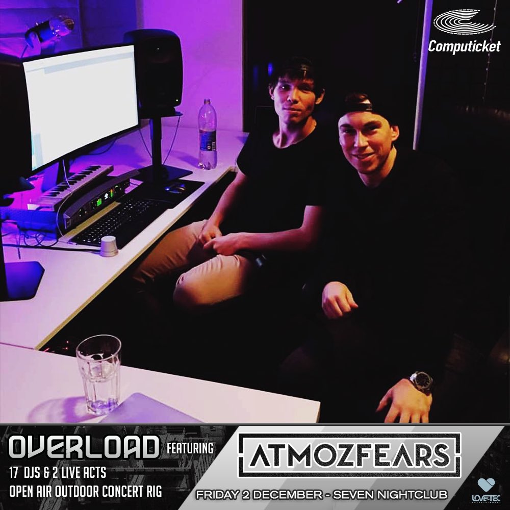 Don't miss a once in a lifetime chance to watch <a href="/Atmozfears/">atmozfears</a> live in Durban at the all new nightclub: Seven Nightclub.

Tix at Computicket.