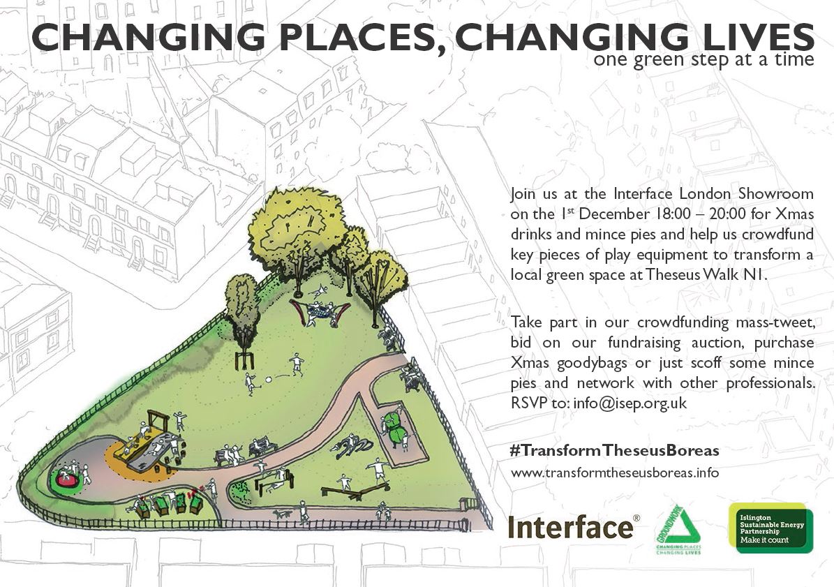 Come to <a href="/Interface_UK/">Interface UK</a>'s showroom this Thursday for an event for the #TransformTheseusBoreas campaign #angel #islington @Islington_SEP