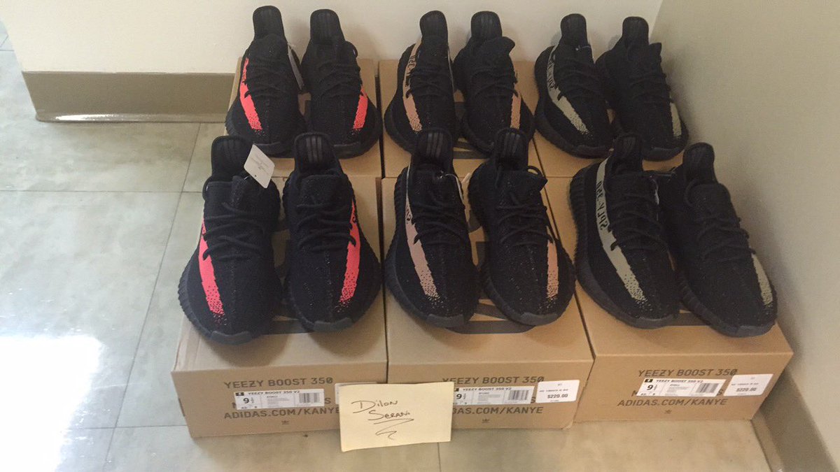 dapperdilon's tweet photo. Yeezy 350 v2 treated me good. 6/9 of my pairs #yeezy #YEEZYBOOST350V2 #yeezyboost https://t.co/2bzz42vS44