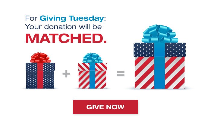 TeamUSA's tweet photo. $5 ➡️ $10! And $25 ➡️ $50! Today, when you give to #TeamUSA on #GivingTuesday: https://t.co/Wrz21TDhd7 https://t.co/L2qZnS7Hfy