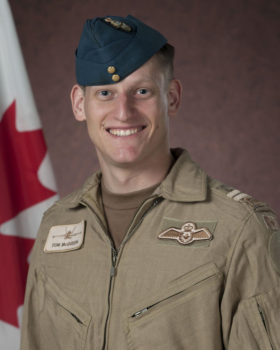 We mourn the loss of #RCAF pilot Captain Thomas McQueen of Hamilton, Ontario, killed in yesterday's CF-188 crash: bit.ly/2gCn4FB