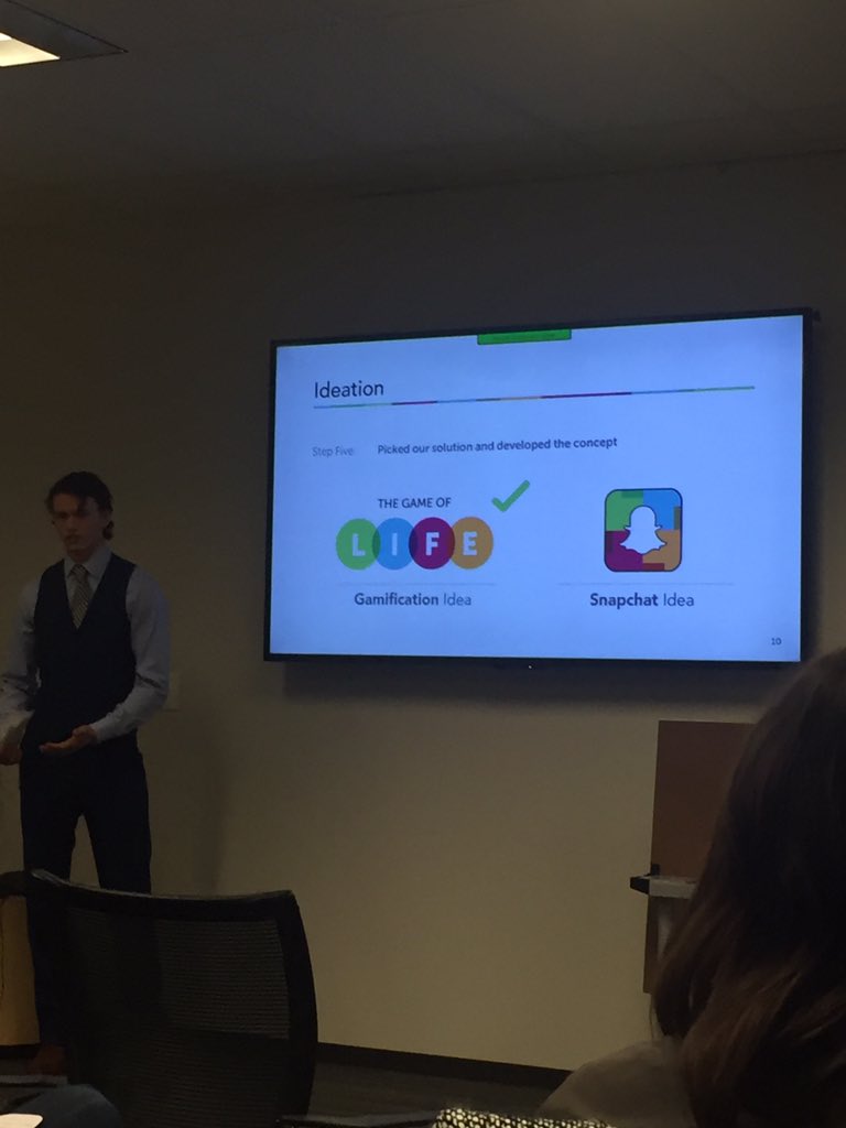 JenGizelbach's tweet photo. Listening to Millennials from @TheCommonsWI present ideas to end the "My Mom Shops There" stigma. #LifeAtKohls https://t.co/zaHtxHH6P8