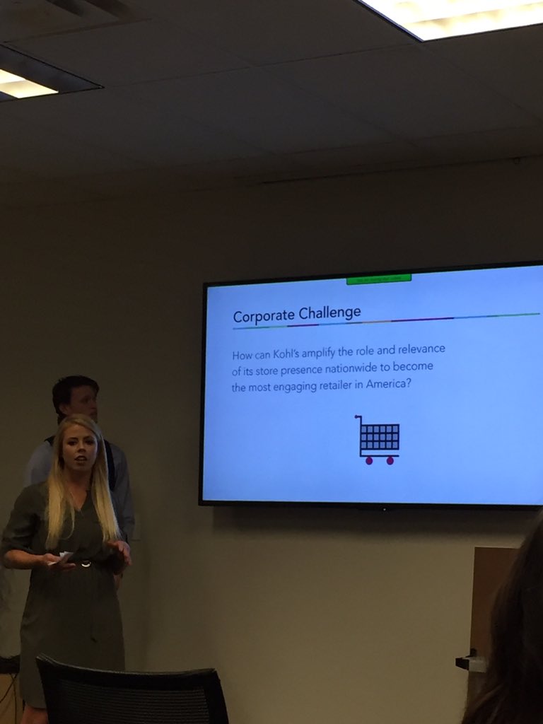 JenGizelbach's tweet photo. Listening to Millennials from @TheCommonsWI present ideas to end the "My Mom Shops There" stigma. #LifeAtKohls https://t.co/zaHtxHH6P8
