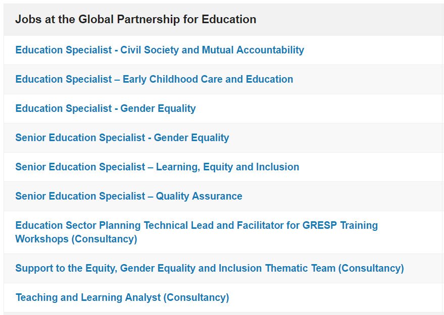 GPforEducation's tweet photo. We're hiring! 
Visit our Jobs page for more information on the positions listed below
https://t.co/VGG2CYeMId https://t.co/fUdgiXb2iE