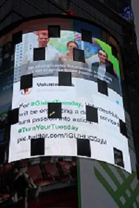 volunteerhub's tweet photo. What an honor to be a part of the #socialgood movement. #TurnYourTuesday #GivingTuesday @NASDAQ @blackbaud https://t.co/ruyjVPge0O