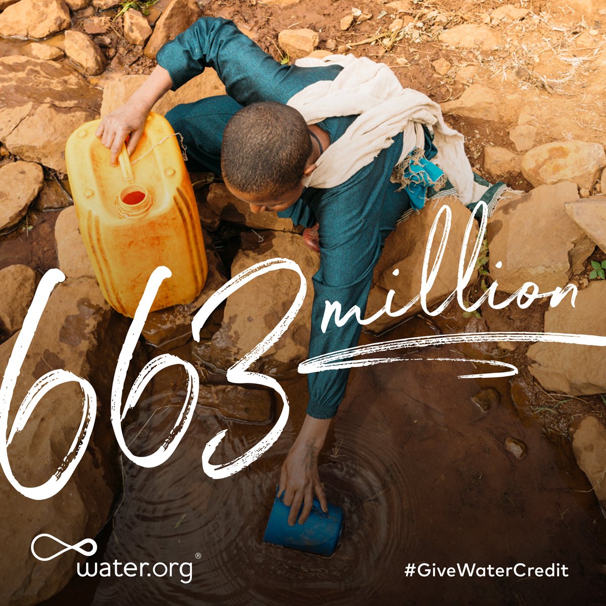 You can help put an end to their water crisis today. Learn more via <a href="/Water/">Water.org</a> at Water.org/give.