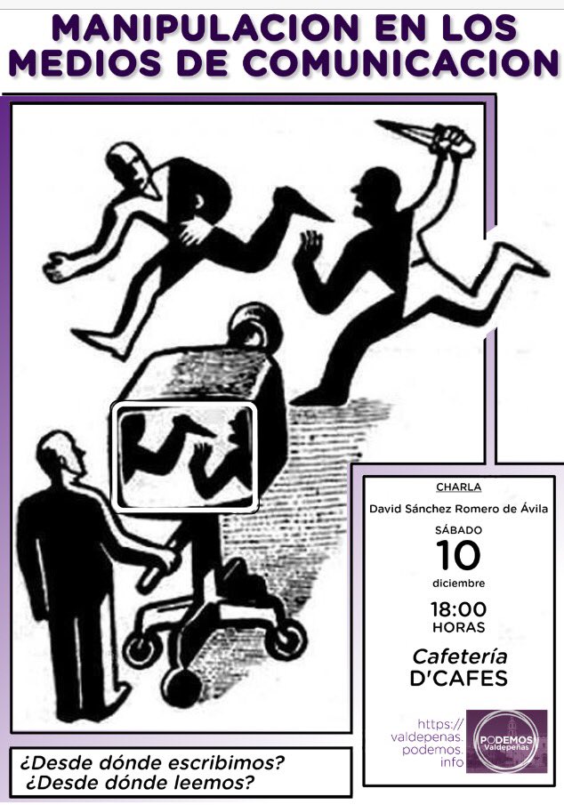 DesdeLaMancha's tweet photo. Necesitamos #Prensa independiente y fiable, no manipuladora y creando discurso para los poderosos.
#IndaMiente
#CortaPegaConPrisa https://t.co/sKm1ctwVnb