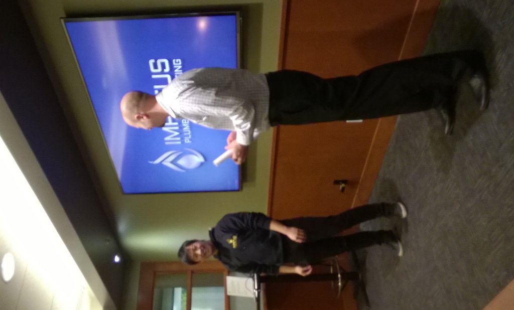 VIPVancouver's tweet photo. Terence from Impetus Plumbing presents at VIP this morning https://t.co/NEBqdkUAdT