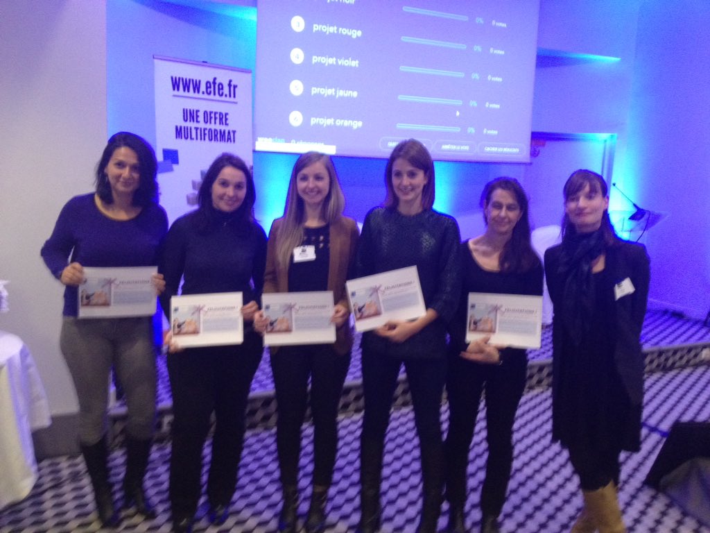 JeanMarcFAYOLLE's tweet photo. Bravo pour ce beau projet Marine Labrousse bonne chance dans son déploiement #DLM2016 cc @EFEmanagement @ABWSDigital https://t.co/d4MP68Wujq