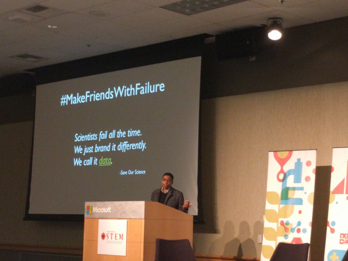 techbridgegirls's tweet photo. So inspired by @ainissaramirez #waSTEMsummit reminding us to help kids #MakeFriendsWithFailure https://t.co/5LJnOuy7Va