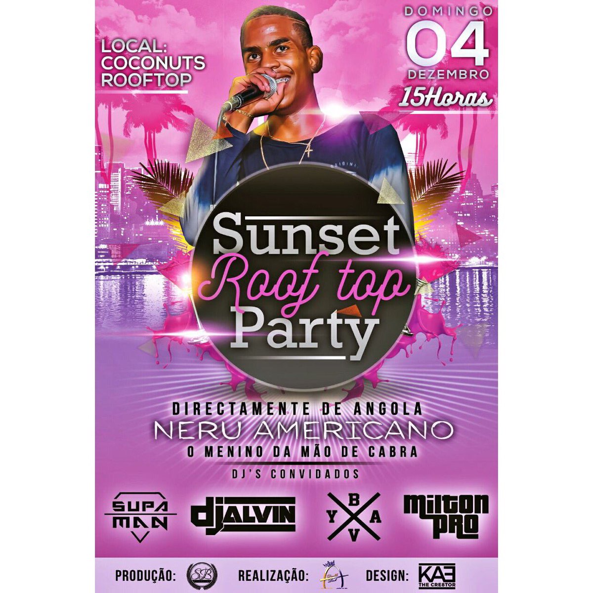 Djbavy's tweet photo. 🌴 Sunset 🌅 Rooftop Party 🌴
#SbSunsetSessions #Sunsetsessions #SunsetRooftop #DecemberModeOn #SbPrestige https://t.co/p8AbwkGhQh