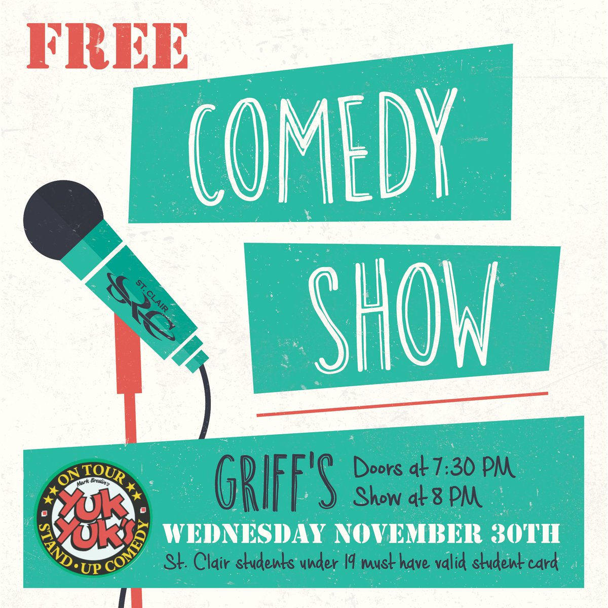 StClairSRC's tweet photo. Join us at Griff's this Wednesday evening for the comedic stylings of Sunee Dhaliwal, Nigel Grinstead and Jeff Paul. It's free! https://t.co/da1mrVasrS