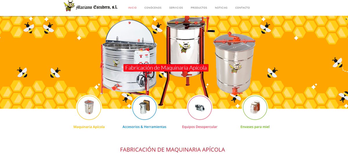 ESTAMOS DE ESTRENO
Mariano Escudero S.L estrena a partir de mañana nueva web donde podrá ver las ultimas noticias, ofertas y productos