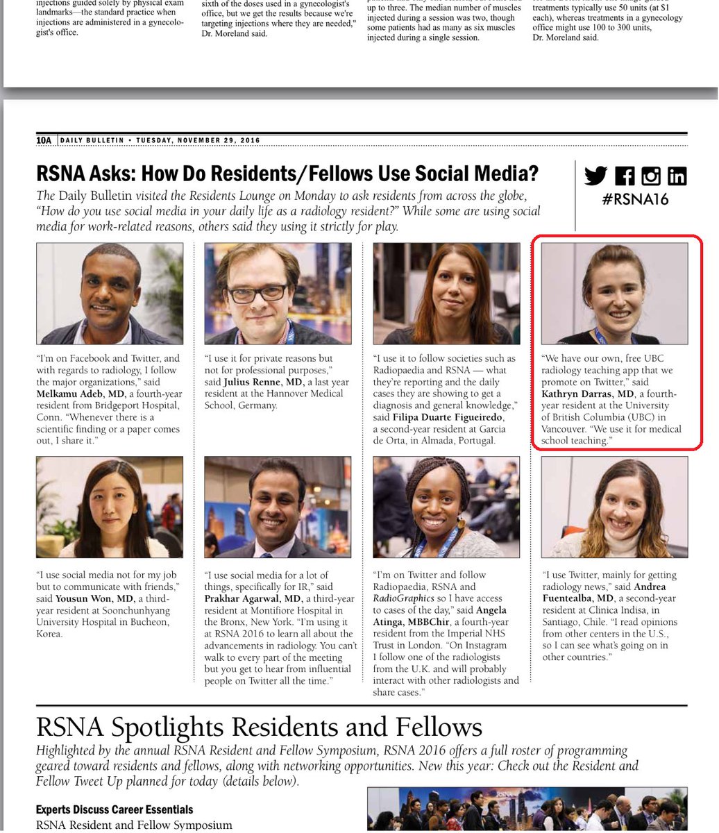 teachradiology's tweet photo. Engaging medical students through social media! Daily @RSNAdaily #rsna2016 @UBC_Radiology Download our free app: https://t.co/22qzScFQYJ https://t.co/JeQs67e8Wq