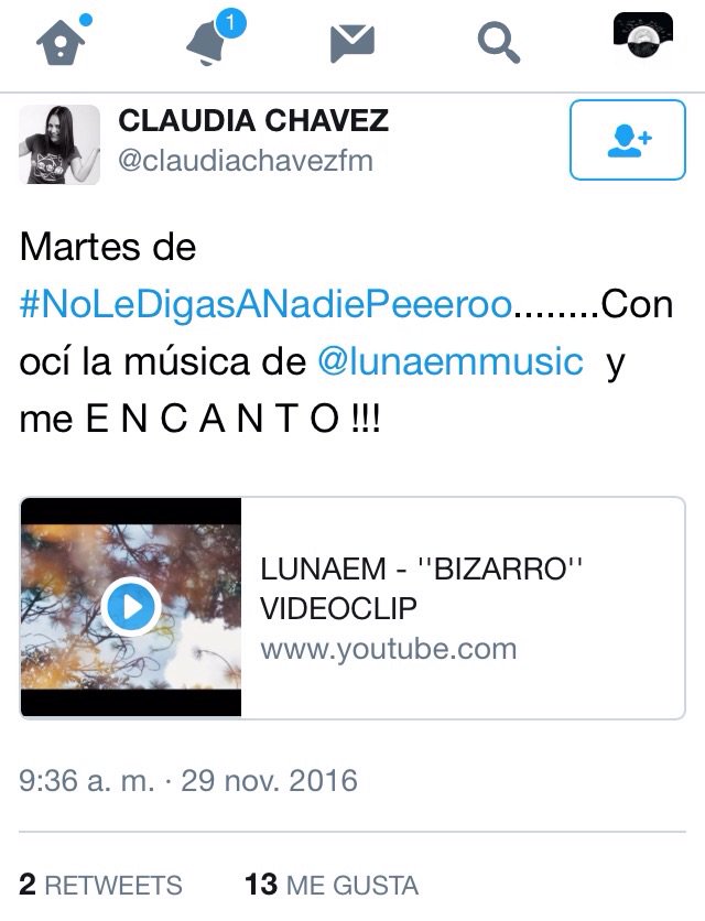 lunaemmusic's tweet image. Gracias a @claudiachavezfm por todas las flores que dijo de nosotros. ❤️ ❤️❤️
#claudichavez
#planeta947
#lunaem
#bizarro