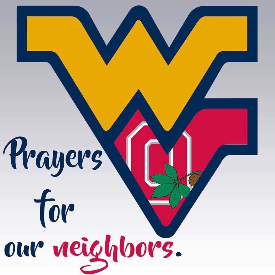 lilrunner's tweet photo. 💙💙💙 #prayersforosu #osu #wvu https://t.co/hEe02LZN50