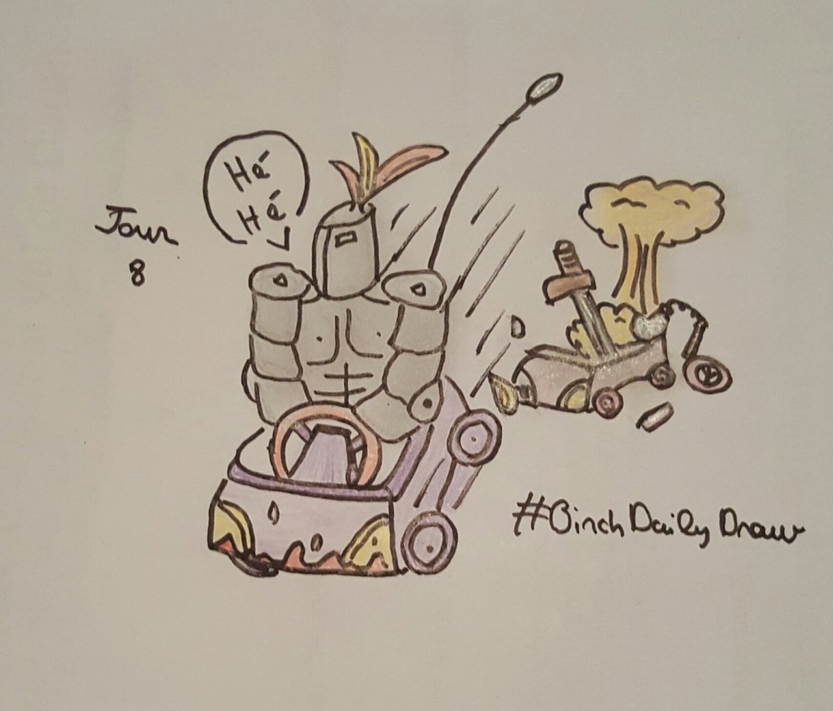 Birch_L0g's tweet photo. #BirchDailyDraw
Jour huit
Un chevalier sur une auto-tamponneuse
Laissez vos idées de dessin en com'
Dédicace à @RoxWorks https://t.co/YQY2yUBeEq