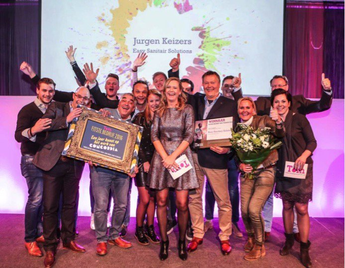 tomblowoutevent's tweet photo. FITSTE BEDRIJF VAN 2016: @easydrain! "Minimale uitval, hoge productie en ontspannen werksfeer." Gefeliciteerd! https://t.co/NHBL7sdgS0 https://t.co/yufQllbZbo