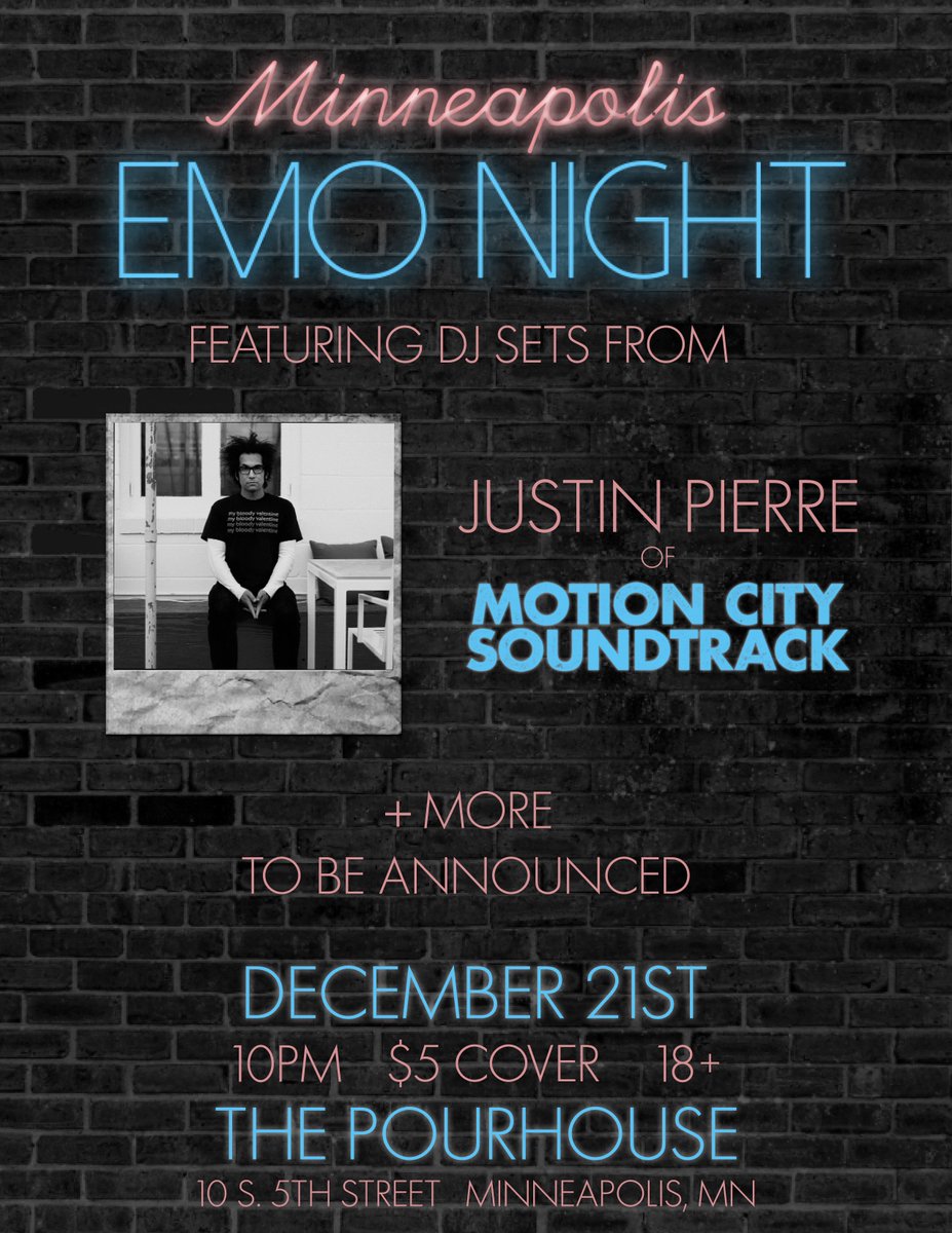 mnemonight's tweet image. RT for a chance to win a pair of tickets to the first MN Emo Night! Randomly selecting a winner on 12/2.

MNemonight.com