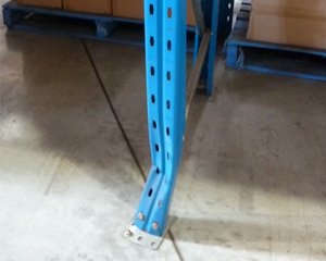 PDIndustrial1's tweet photo. Pallet racking is more likely to get damaged when your warehouse is really busy - worth having it checked more frequently at these times. https://t.co/5hNNIxLGXo