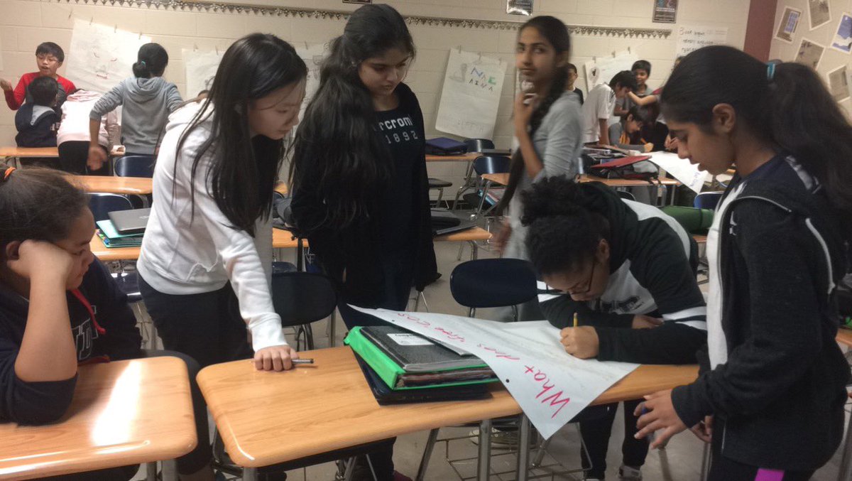 MrsVesuvio's tweet photo. Challenging the way we think by answering some tough questions. These guys did great!! π #CriticalThinking #Jamstweets @JAMS_Knights https://t.co/zAM7W0JPd4