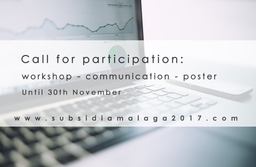 Subsidia_2017's tweet photo. Tomorrow is the last day to send your proposals!
#Subsidia2017 #Conference
Subsidia: Tools and Resources for Speech Sciences https://t.co/tJRSt5UWwU