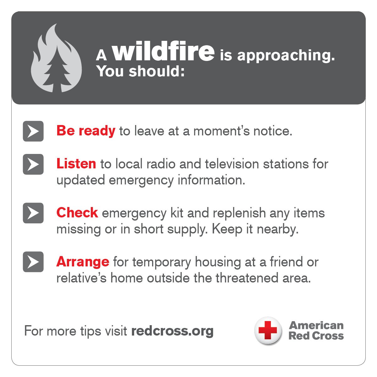 RedCross's tweet photo. Our thoughts are w/ those near #Gatlinburg, TN where wildfires have forced evacuations. Important update+safety info https://t.co/nZcXH2AanU https://t.co/IkU8S9yYZt