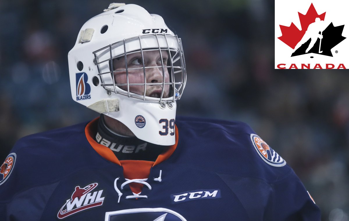 blazerhockey's tweet photo. G Connor Ingram invited to Canada's World Junior Selection Camp, https://t.co/o73EwBS52Q #Kamloops #WHL #Imperial https://t.co/wb2jpAOkVC