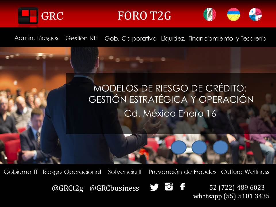 GRCt2g's tweet photo. #CDMX #CreditRisk plan de negocio, consumo de capital, pruebas de estrés de carteras, validación de modelos #ForoT2G https://t.co/9Nd1hYStqH https://t.co/Py8VUtKq5i