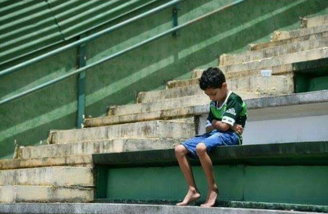 DailyMarseille's tweet photo. Ce jeune fan de #chapacoense est venu s'asseoir dans le stade du club pour rendre hommage à ses idoles décédées 💔😓 https://t.co/NecPoz0GOd