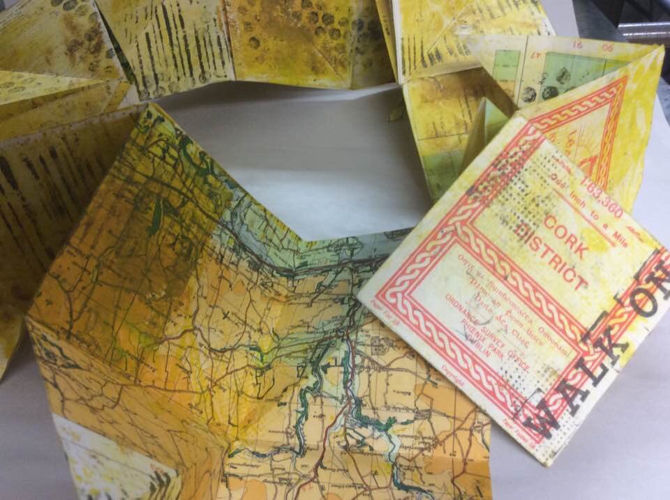 A section of my #artistbook in progress. #art #printmaking