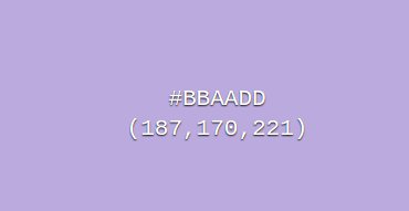 PirtleShell's tweet photo. This color in hex shorthand is #bad. I knew there was a reason lavender is so appealing. #colors https://t.co/xasxCGQY3Q