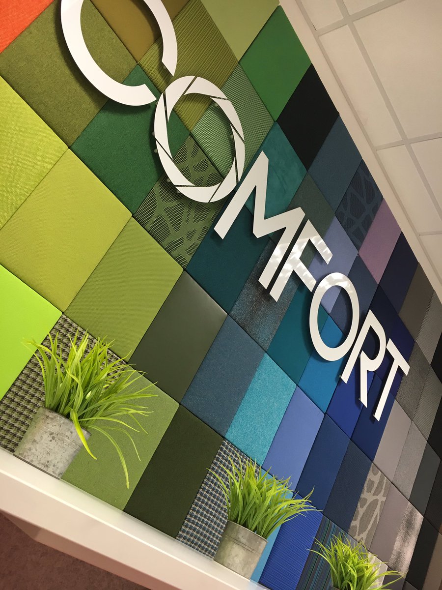 Our team have been busy setting up our newest #officefurniture showroom. Fabric wall's brightening up the space. Do come visit.