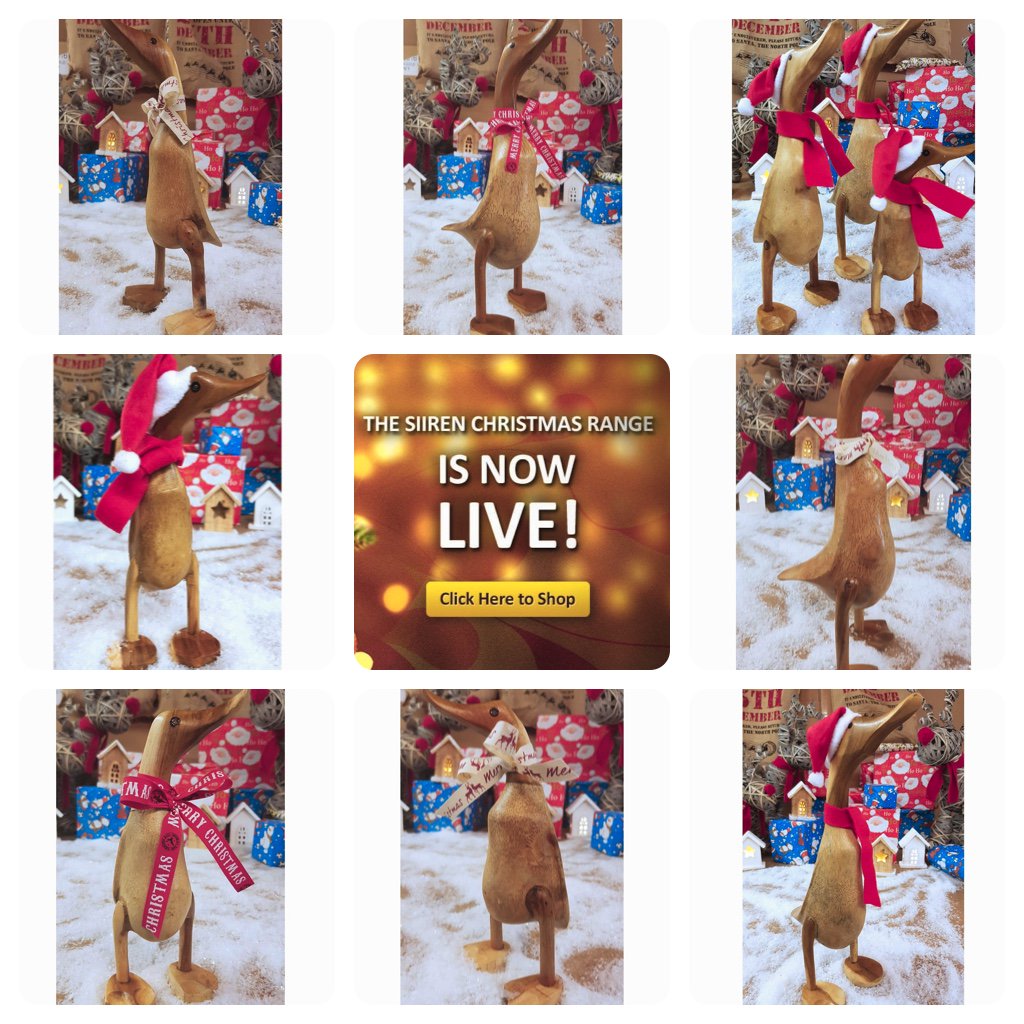 Siiren's tweet photo. Perfect little #Fairtrade #bambooroot #Christmas #ducks!
Who would love one? Shop > https://t.co/0h4a6yhrQf
#siiren #Christmaspresent https://t.co/PGa2RqUnuM