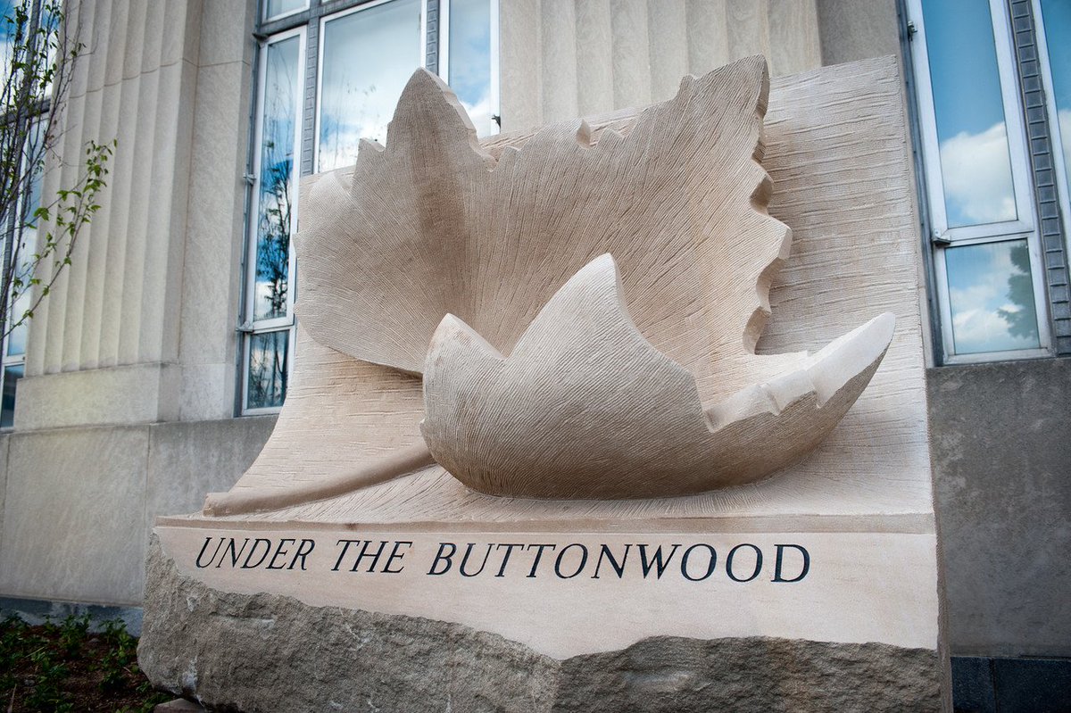 indianastate's tweet photo. #TriviaTuesday: Stone used to create "Under the Buttonwood" &amp; the Federal Building is from the same quarry. #Stateis150 https://t.co/FfUUSJ1lTP