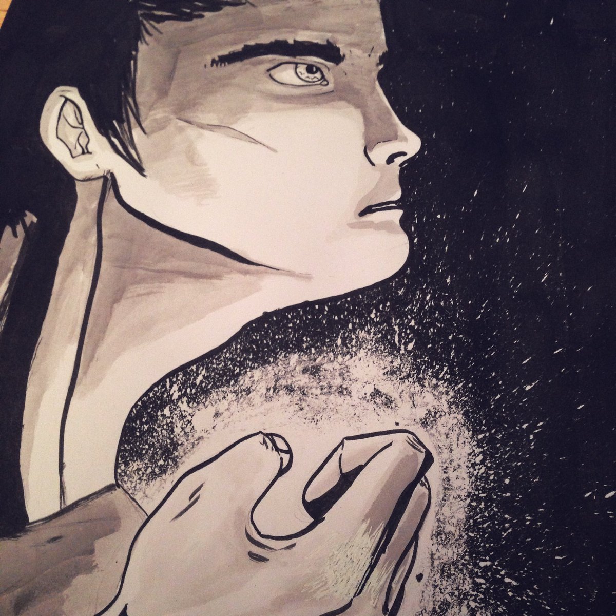essgar666's tweet photo. #pan #lightcomic #comics #selfpublished #creatorownedcomics #creatorowned #comic #ink #sketch #inkwash https://t.co/9MYqud8dq6