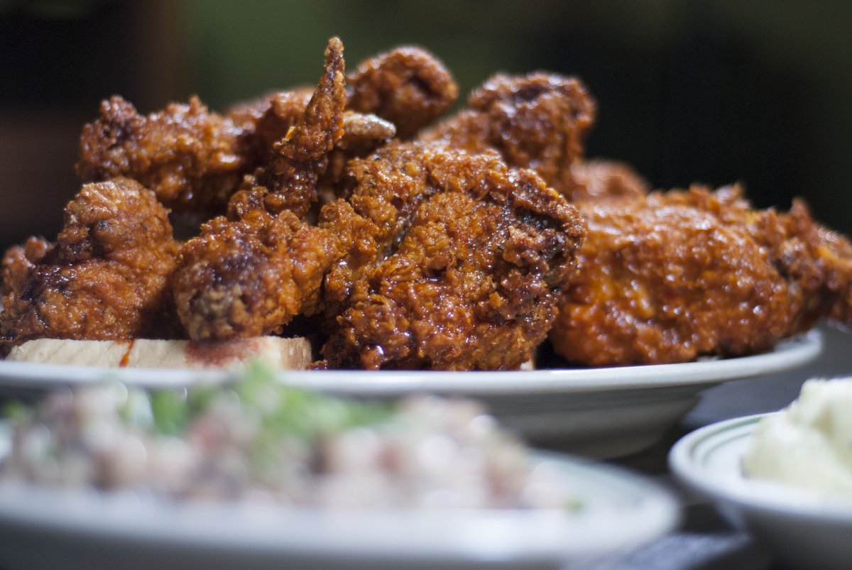 It's Hot Chicken day! ½ Chicken + 2 sides, Lou's Cookie Bar, Select Draft Beer for $20, 5-9pm.