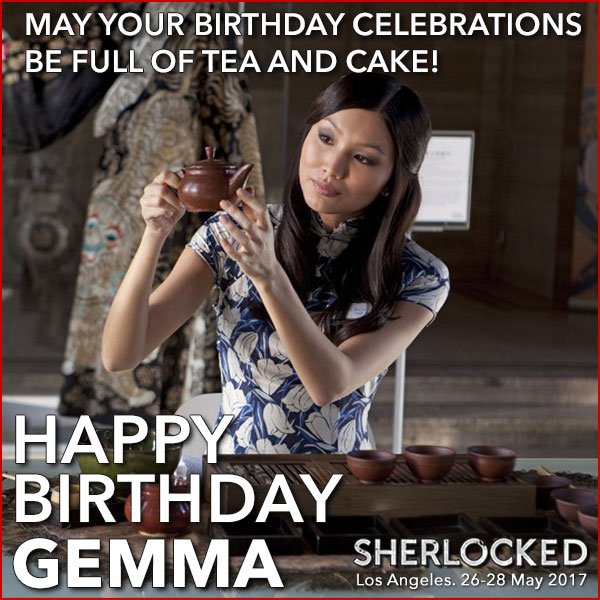 SherlockedEvent's tweet image. We wish @Gemma_Chan1 from The Blind Banker a very happy birthday today. See her currently in #FantasticBeastsAndWhereToFindThem