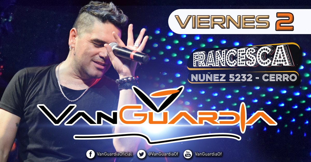 VanGuardiaOf's tweet photo. #VanGuardia en la Disco más grande del CERRO #FRANCESCA - Nuñez 5232 @discofrancesca
SEGUIMOS CON LA PRESENTACIÓN DE #SuenaFuerte CUARTO CD! https://t.co/NLhGSFmXUL