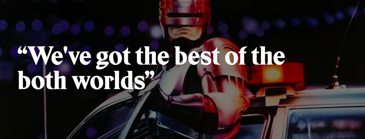 Tulos Trumpin Amerikasta ennustettiin jo vuonna -87. Puhumme tietenkin Robocopista. rivierakallio.fi/Event/7992/