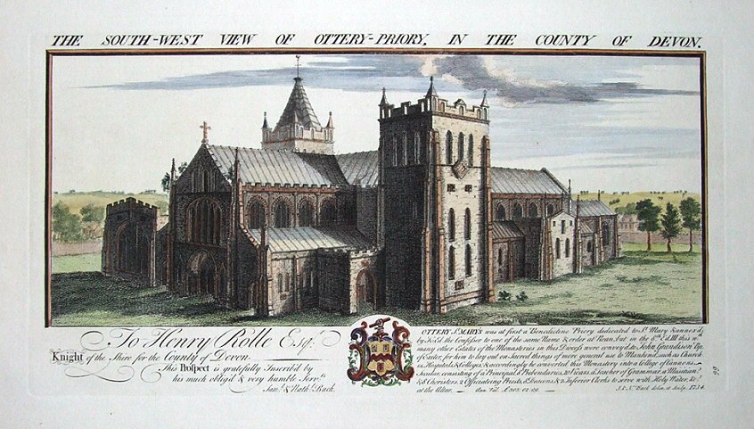 LPantiquemaps's tweet photo. Samuel &amp; Nathaniel Buck created some of the best known #antiqueprints of the 18th century like this fine example of #OtterySt.Mary in #Devon https://t.co/uwsHBzcNEP