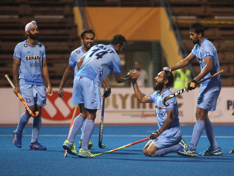 Playbonker's tweet photo. #AffanYousuf scored two goals to guide Indian men's hockey team to a 3-2 win over world champions Australia.
#PlayHockey #BookFields #Bookit https://t.co/r4QdVkvOFA