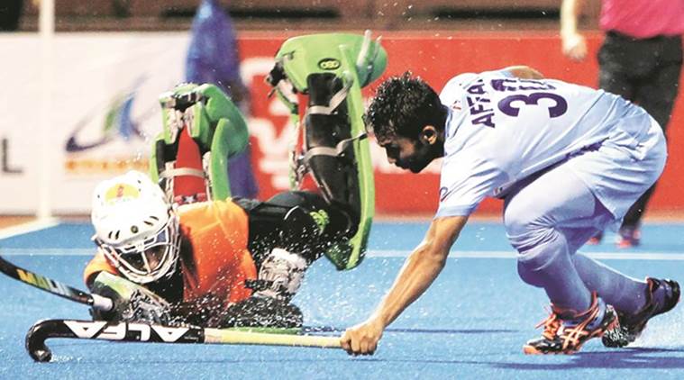 Playbonker's tweet photo. #AffanYousuf scored two goals to guide Indian men's hockey team to a 3-2 win over world champions Australia.
#PlayHockey #BookFields #Bookit https://t.co/r4QdVkvOFA