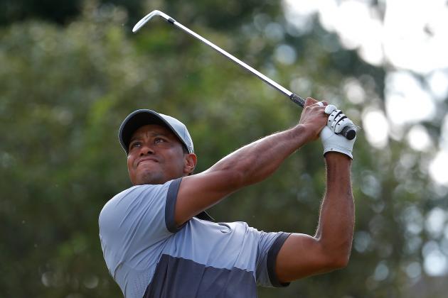 BleacherReport's tweet photo. Tiger Woods has his sights set high for this week’s Hero World Challenge: “I’m going to try and win.” https://t.co/LJ2ZTYXTIs https://t.co/C0xtlNsJ9M