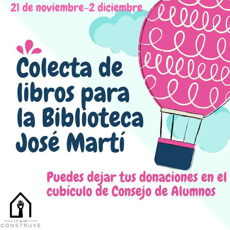 ¡Participen en la colecta de libros para la Biblioteca José Martí! Tenemos hasta el viernes 📚